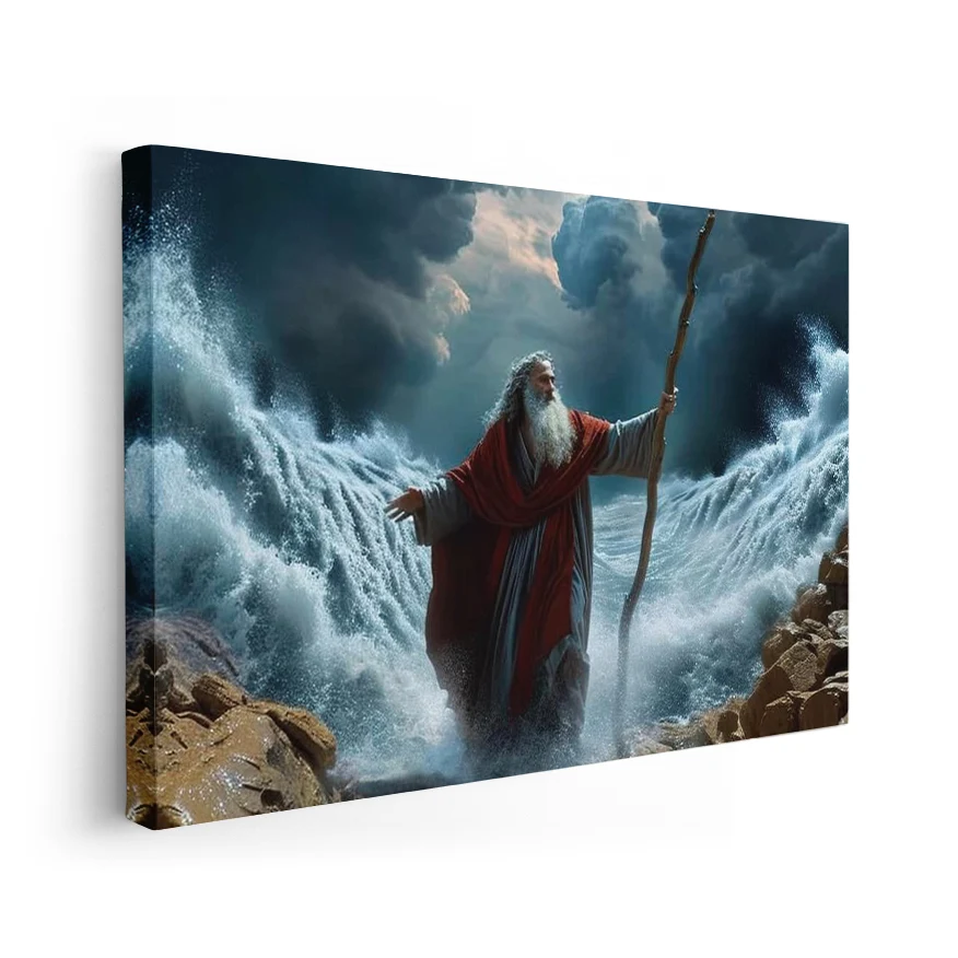 Moisés Cruzando El Mar Rojo Poster