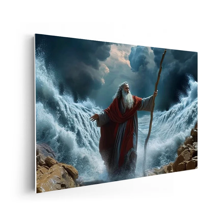 Moisés Cruzando El Mar Rojo Poster