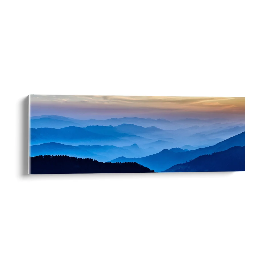 Montañas Azules Poster