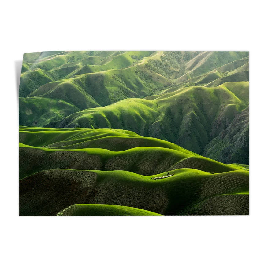 Montañas Verdes Poster