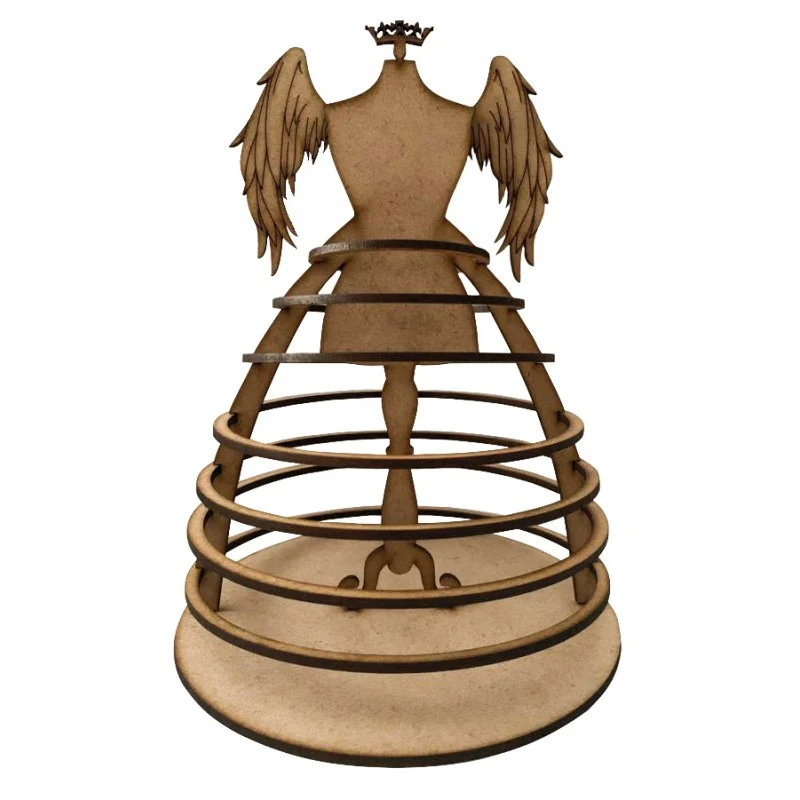 Silueta Maniquí Alas Navidad DM Montejo