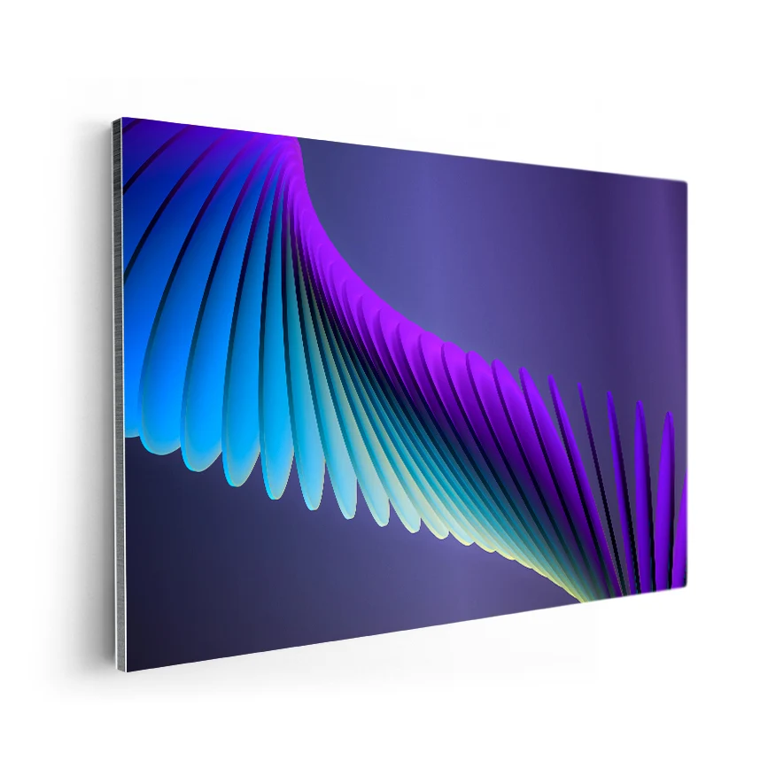 Morado y Azul Poster
