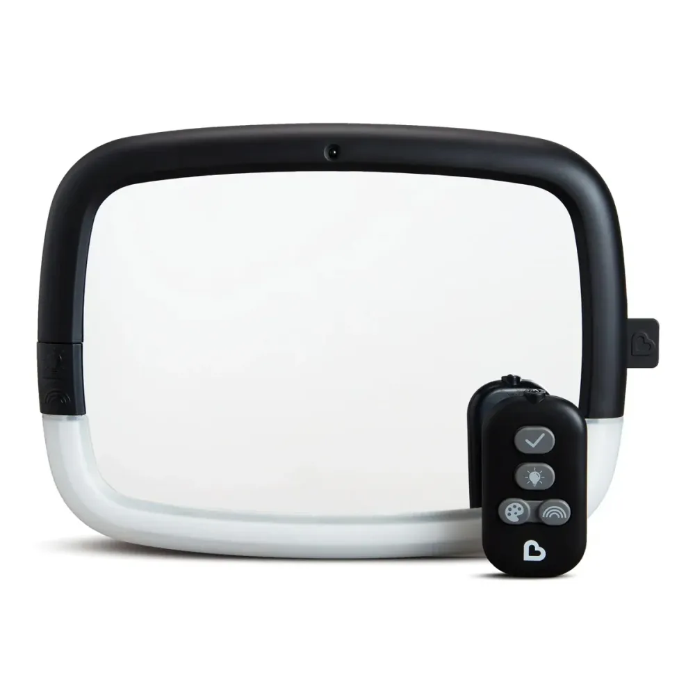 ESPEJO RETROVISOR BEBE LA VISTA CON LUZ NOCTURNA MUNCHKIN