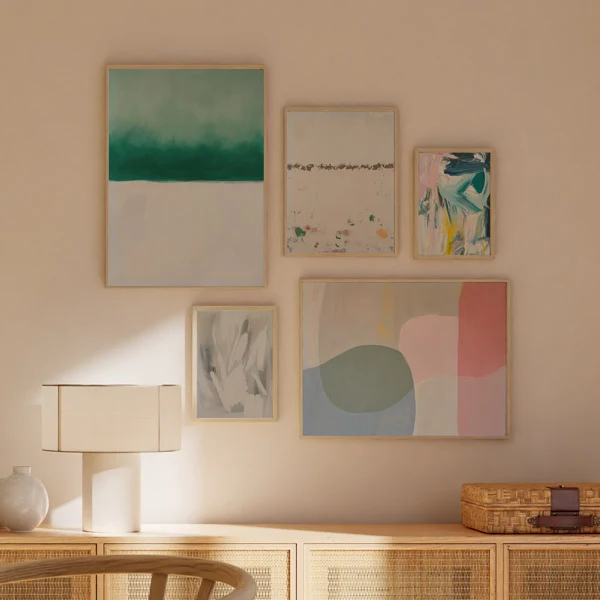 Mural III - Harmony Pastel Brushtokes