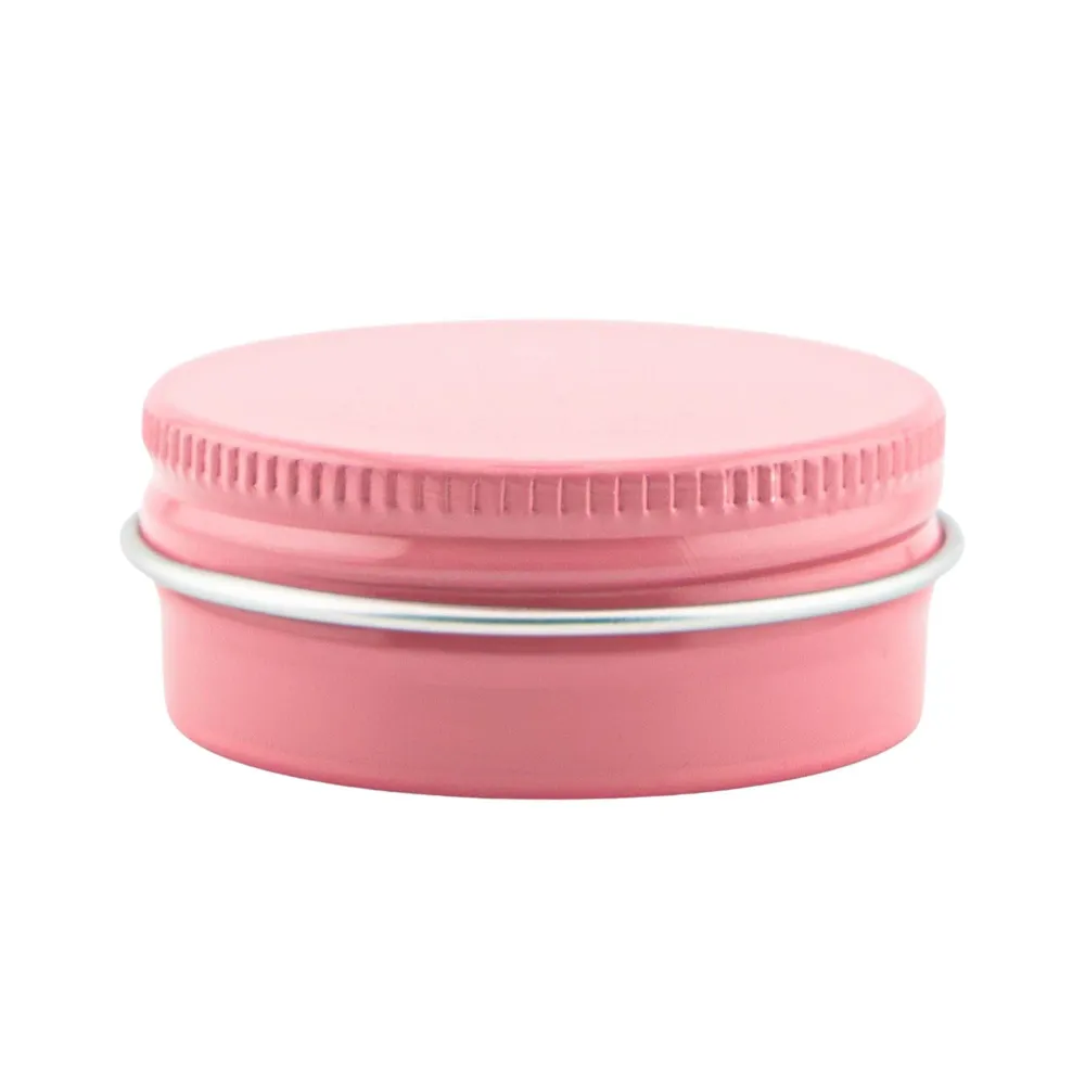 15ml - La Paz Pomadera Lata de Aluminio - Lata de Aluminio - Rosa Pastel My Store