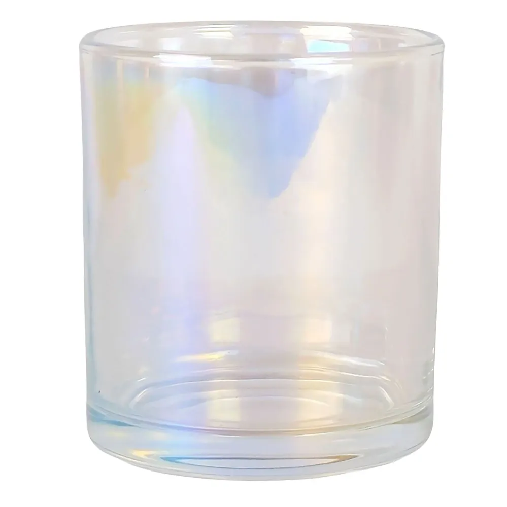 300ml - Mónaco Vaso de vidrio para velas - Transparente Tornasol My Store