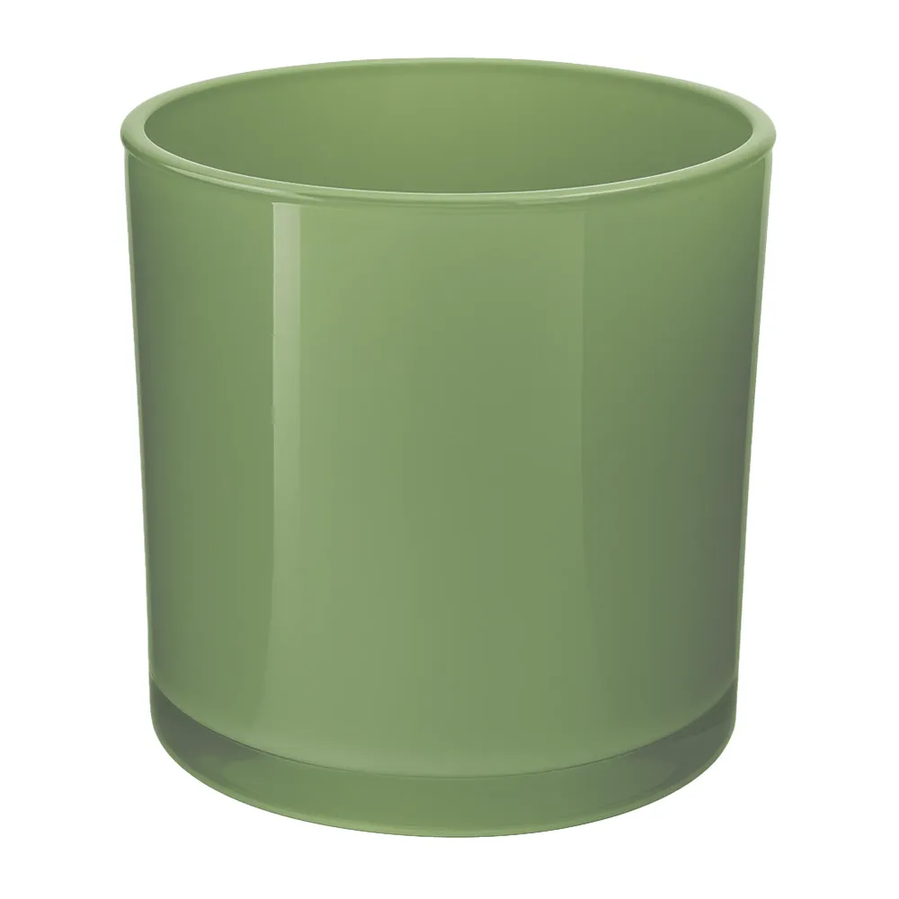 560ml - Mónaco Vaso de vidrio para velas - Verde Menta Brillante My Store
