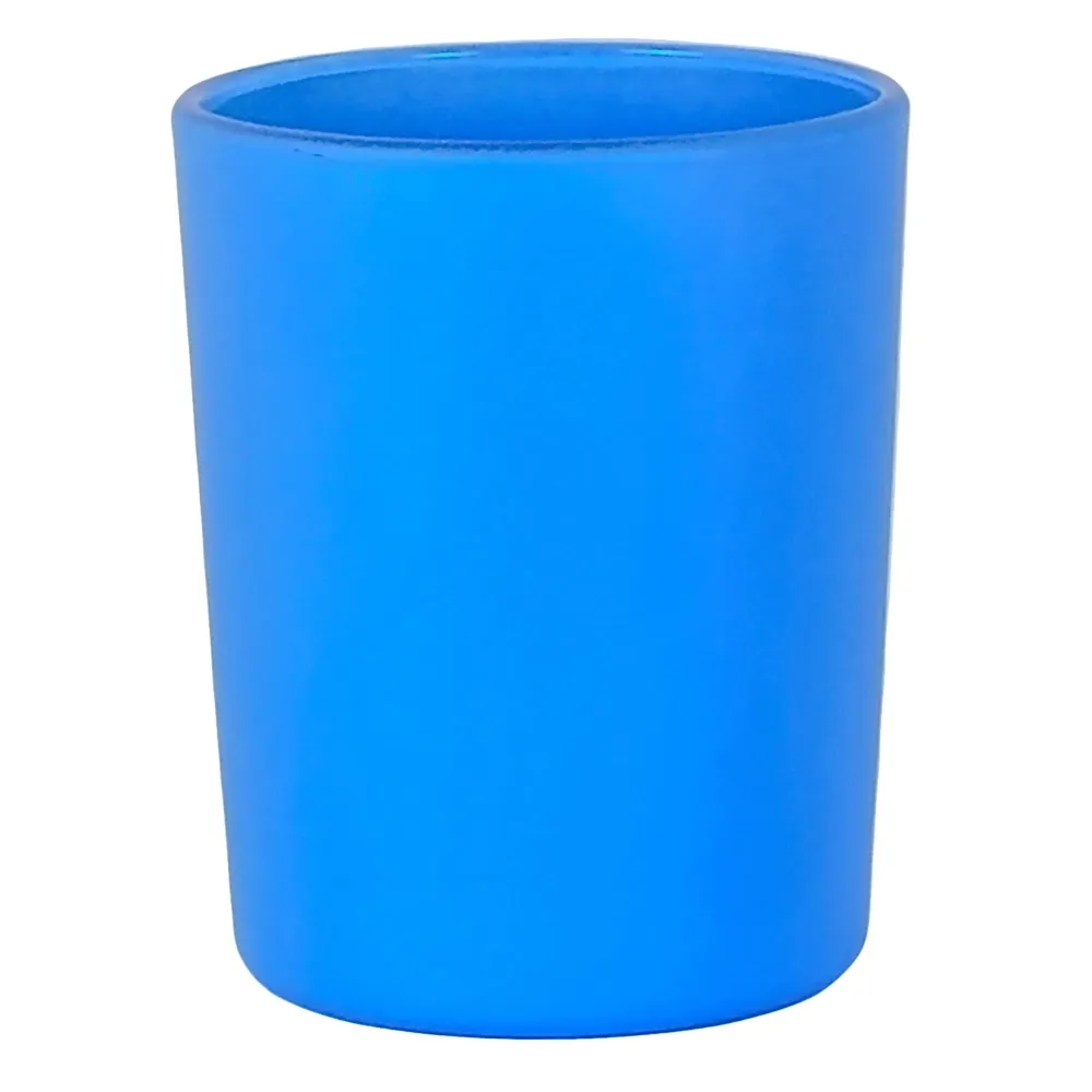 EOL - 100ml - Mónaco Vaso de vidrio para velas - Azul Cielo Mate My Store