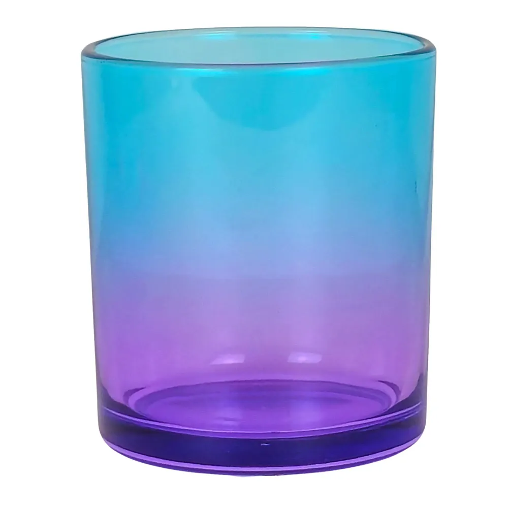 EOL - 210ml - Mónaco Vaso de vidrio para velas - 2 colores: Azul y Morado My Store