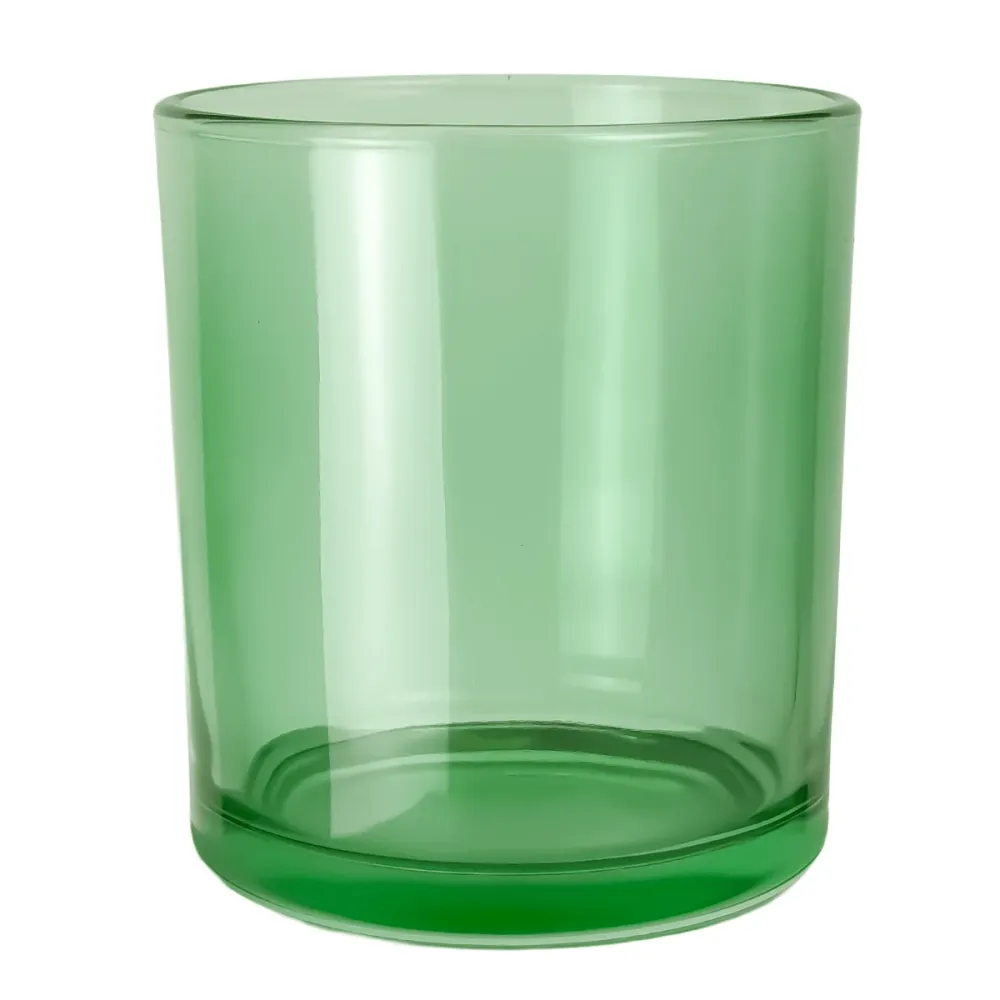 EOL - 210ml - Mónaco Vaso de vidrio para velas - Frasco Verde Transparente My Store