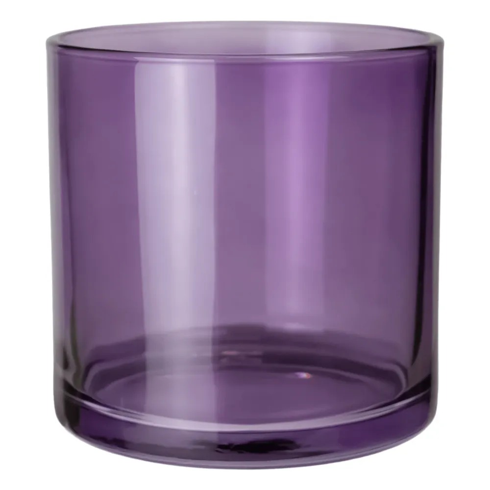 EOL - 300ml - Mónaco Vaso de vidrio para velas - Morado Transparente My Store