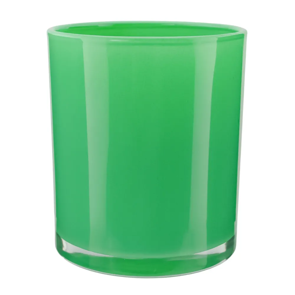 EOL - 450ml - Mónaco Vaso de vidrio para velas - Frasco Verde Brillante My Store