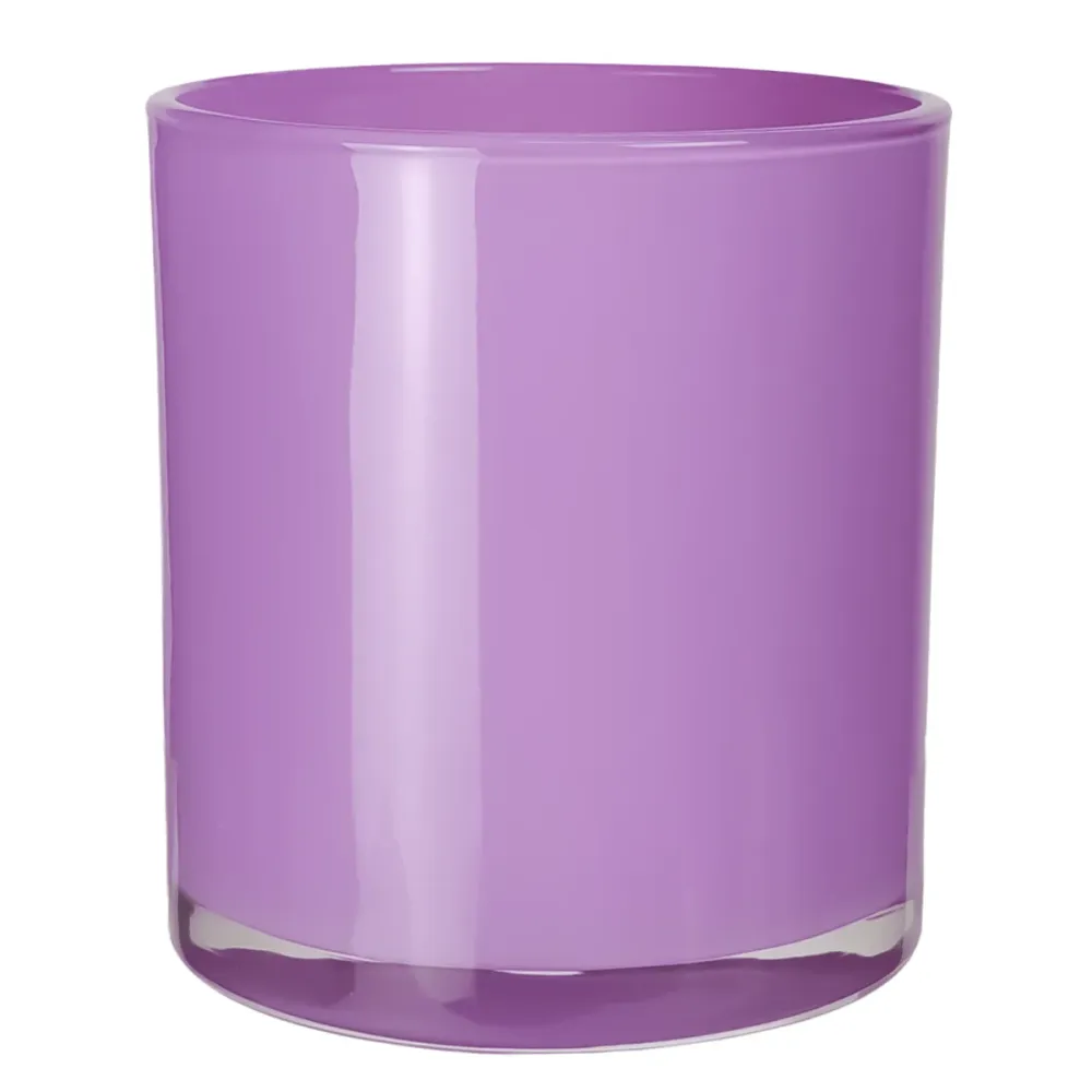 EOL - 450ml - Mónaco Vaso de vidrio para velas - Frasco Morado Brillante My Store