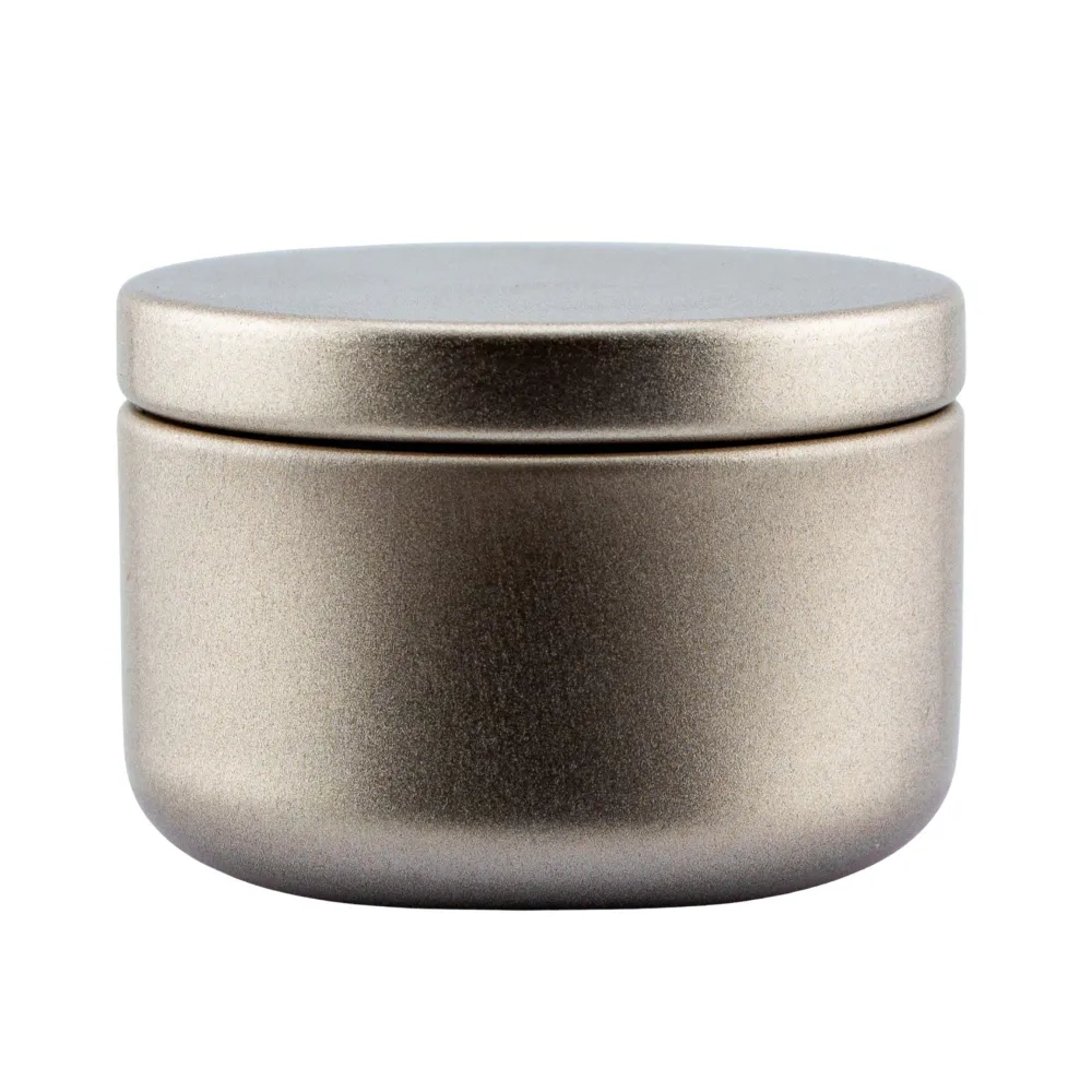 EOL - 65ml - Tokio Lata de Aluminio Redondo para Velas - Dorado Champagne My Store