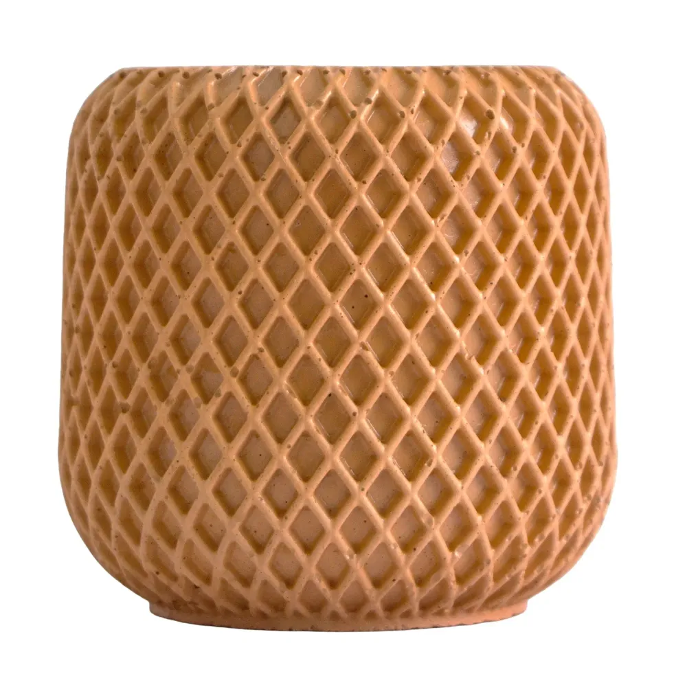 EOL - 90ml - Carrara Vaso de Concreto para velas - Marrón / Café My Store