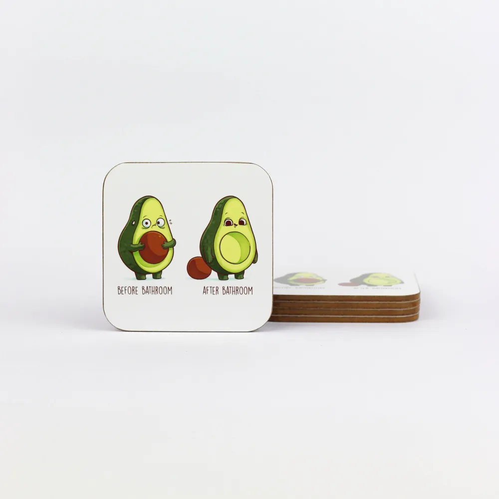 Before After Bathroom Coaster Naolito