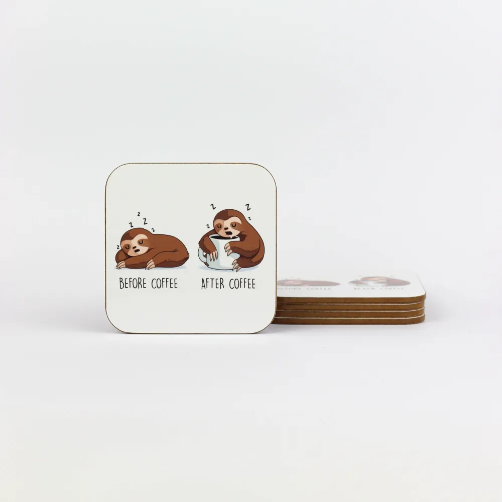 Before After Coffee Coaster Naolito