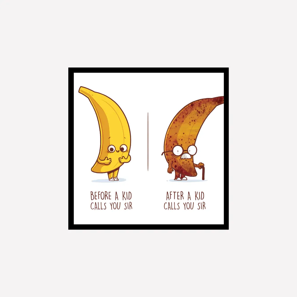 Before After Sir Art Print Naolito