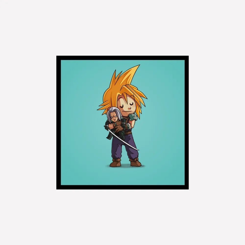 Cloud Final Fantasy Art Print Naolito