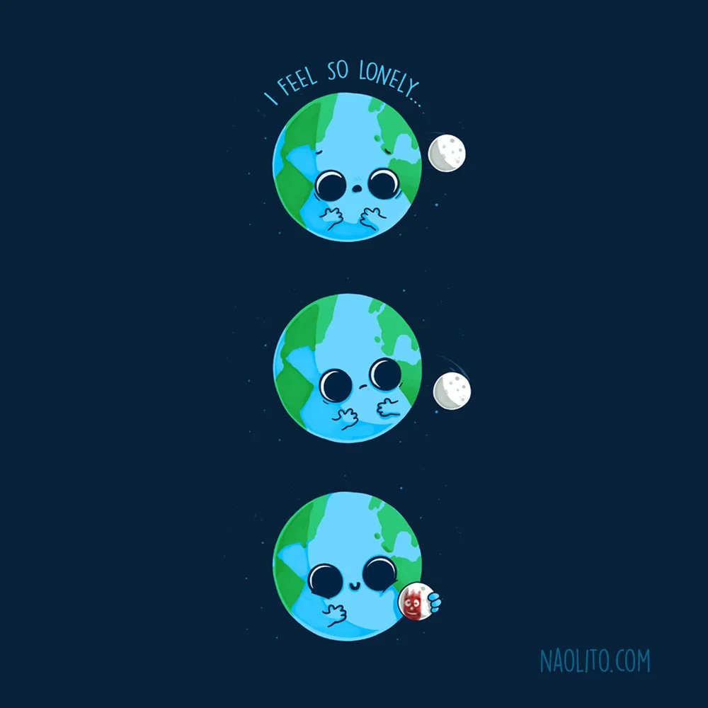 Lonely Planet Art Print Naolito
