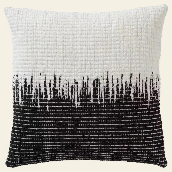 NASSELMAL COJIN BLANCO Y NEGRO 5OX50CM