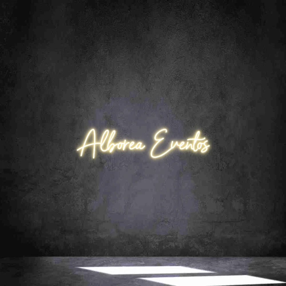 Neon personalizado: Alboreá Eventos