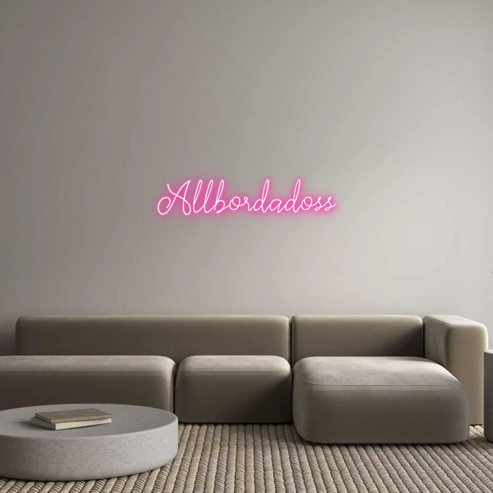 Neon personalizado: Allbordadoss