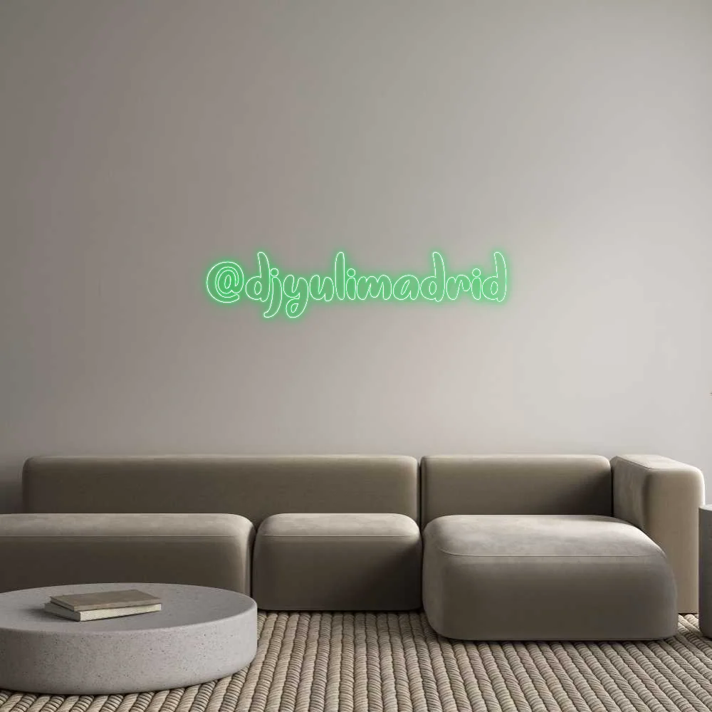 Neon personalizado: @djyulimadrid