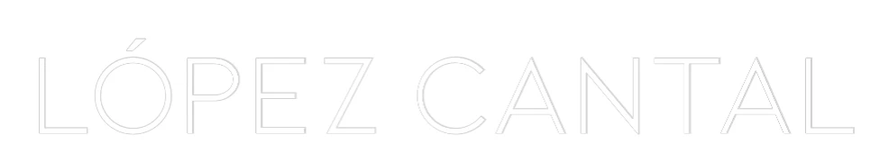 Neon personalizado: LÓPEZ CANTAL