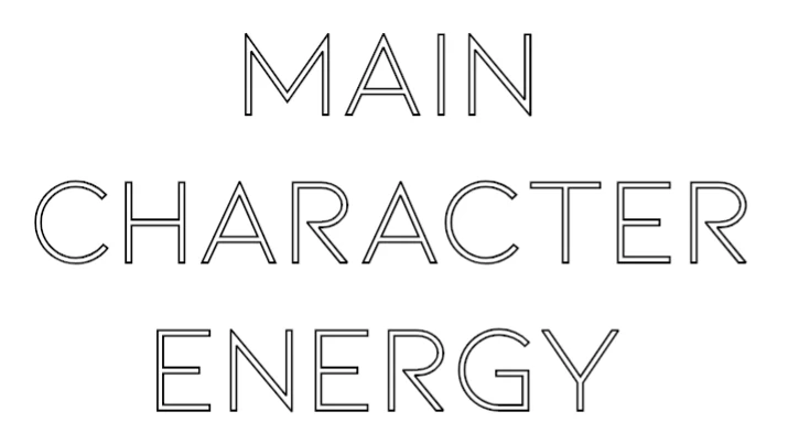 Neon personalizado: Main Character...