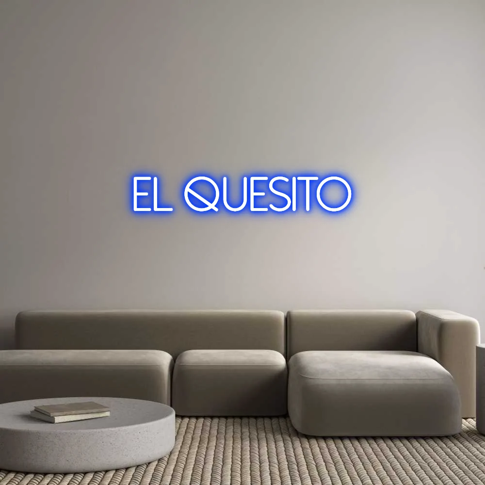 Neon personalizado: El Quesito