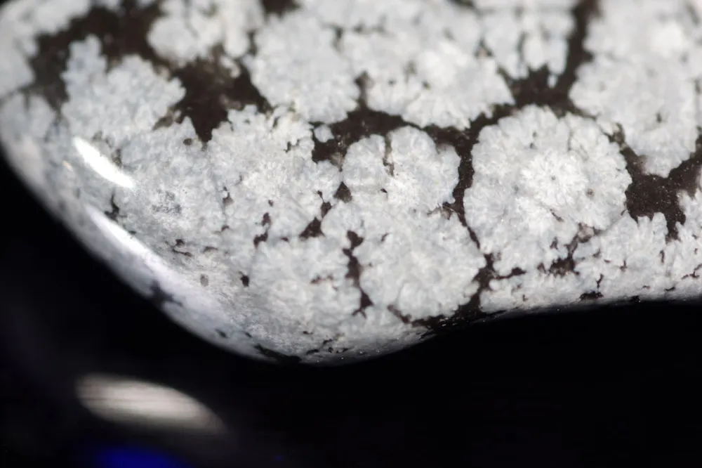 Obsidiana de copos de nieve
