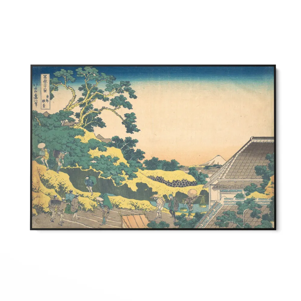 Surugadai en Edo, Katsushika Hokusai OGC