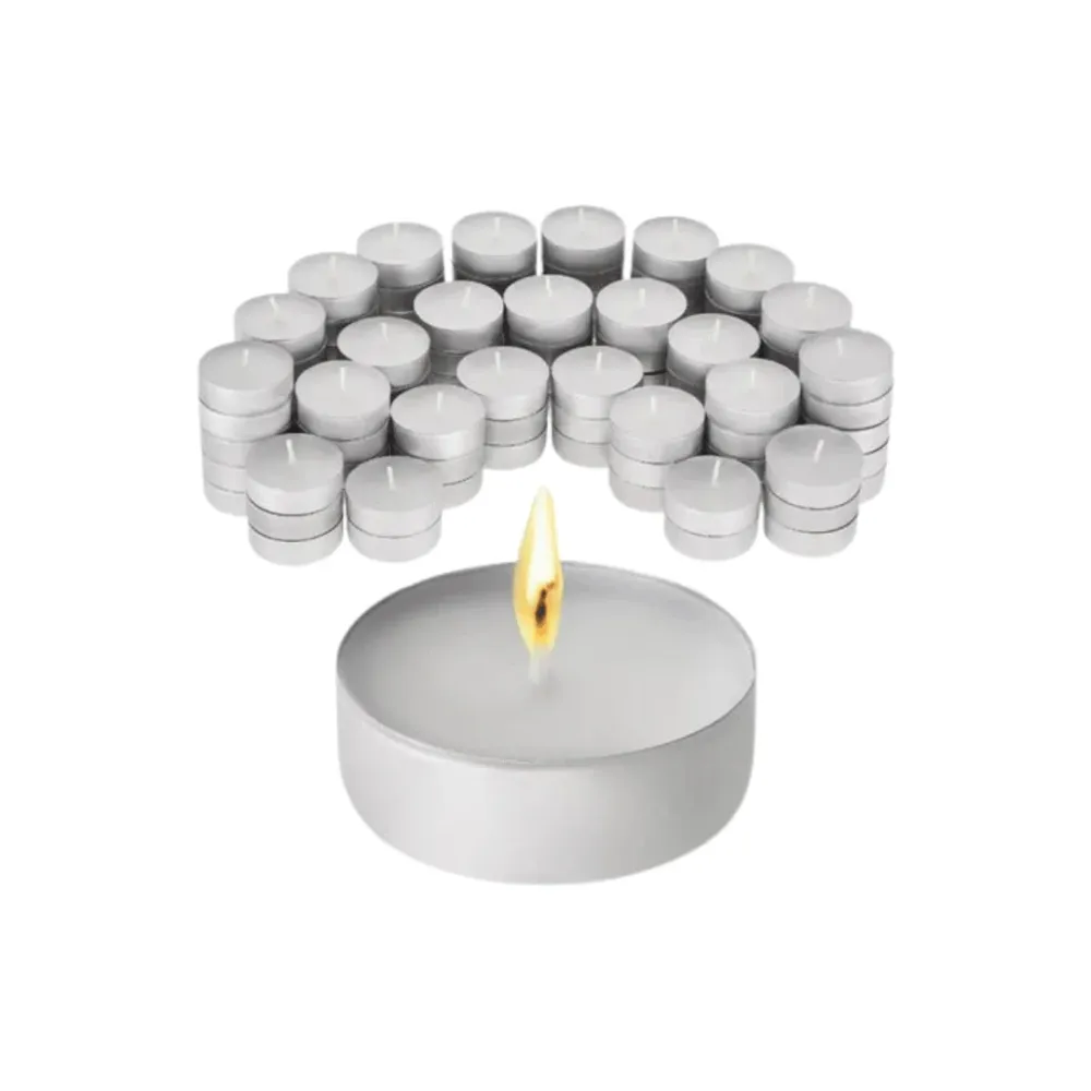 Velas Decorativa TeaLight Blancas (100 Uni) Shabbat Other