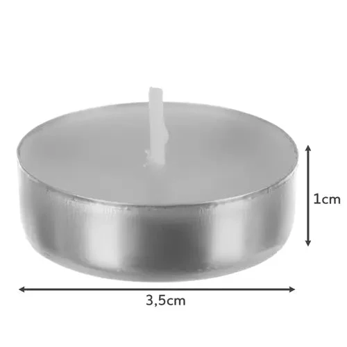 Velas Decorativa TeaLight Blancas (100 Uni) Shabbat Other
