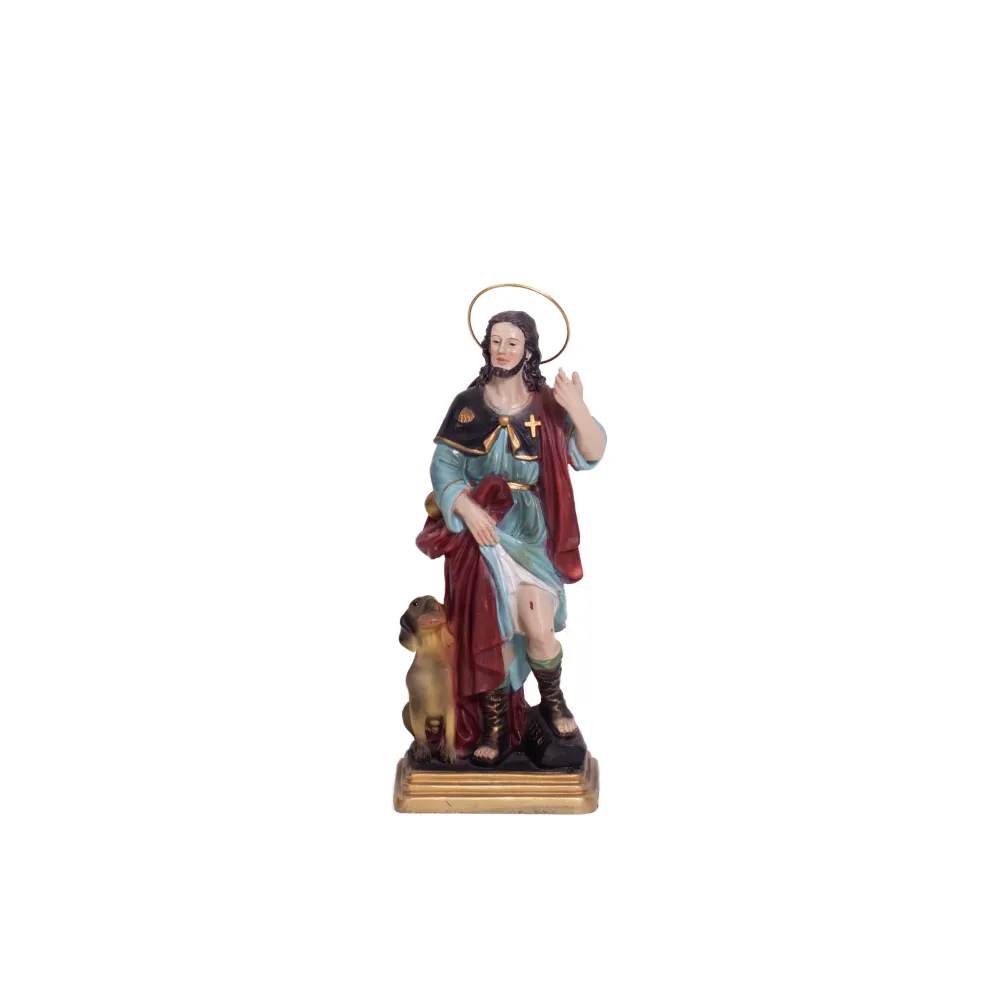Estatua en resina de San Roque Paben