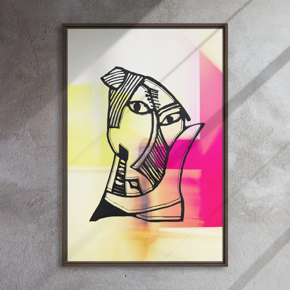 Leinwand - Pablo Picasso, Las señoritas de Aviñón en rosa