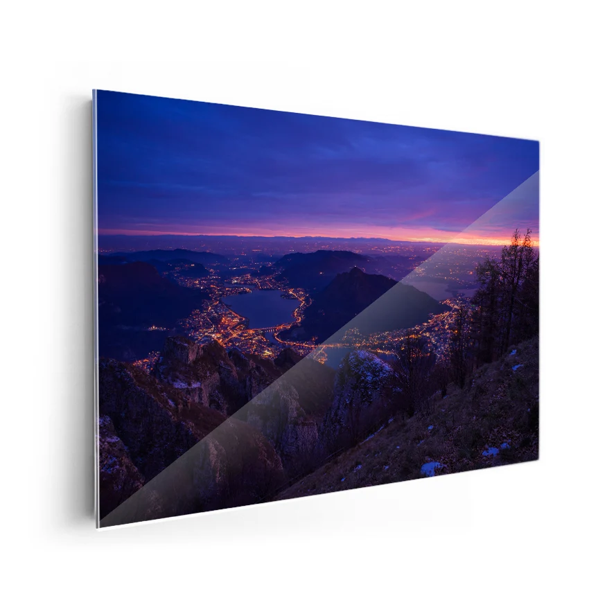 Paisaje al Atardecer Poster
