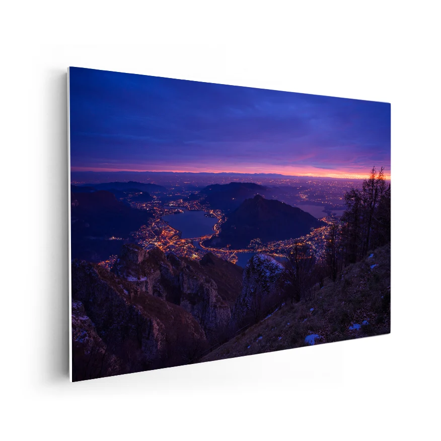 Paisaje al Atardecer Poster