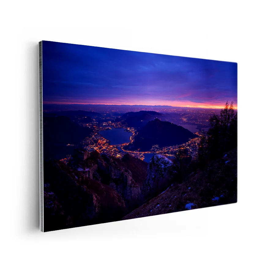 Paisaje al Atardecer Poster