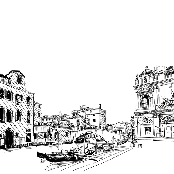PAPEL MURAL - BLACK & WHITE 25