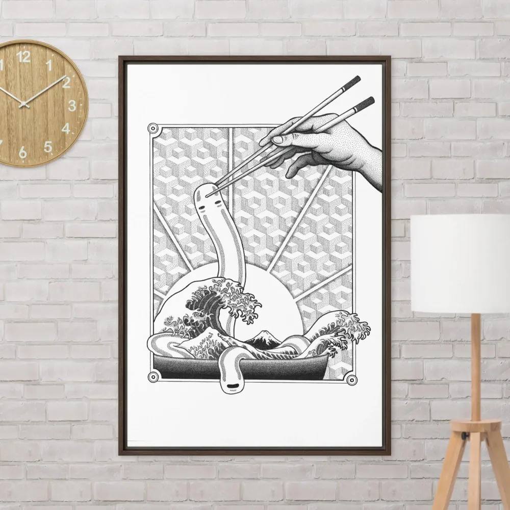 Lienzo - Ghibli Ramen Pavel Illustrations