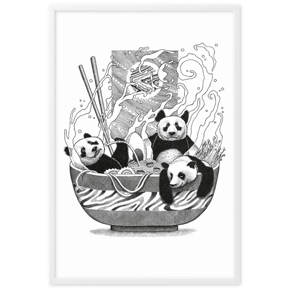 Póster - Panda Ramen Pavel Illustrations