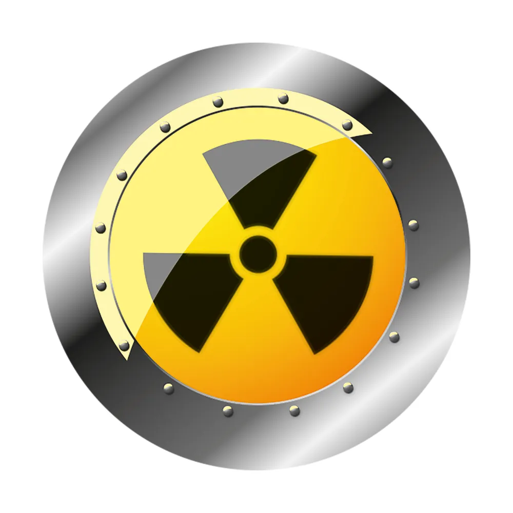 Pegatina Geek Radioactiva