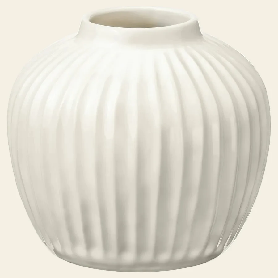 PELARBJORK FLORERO BLANCO 14CM