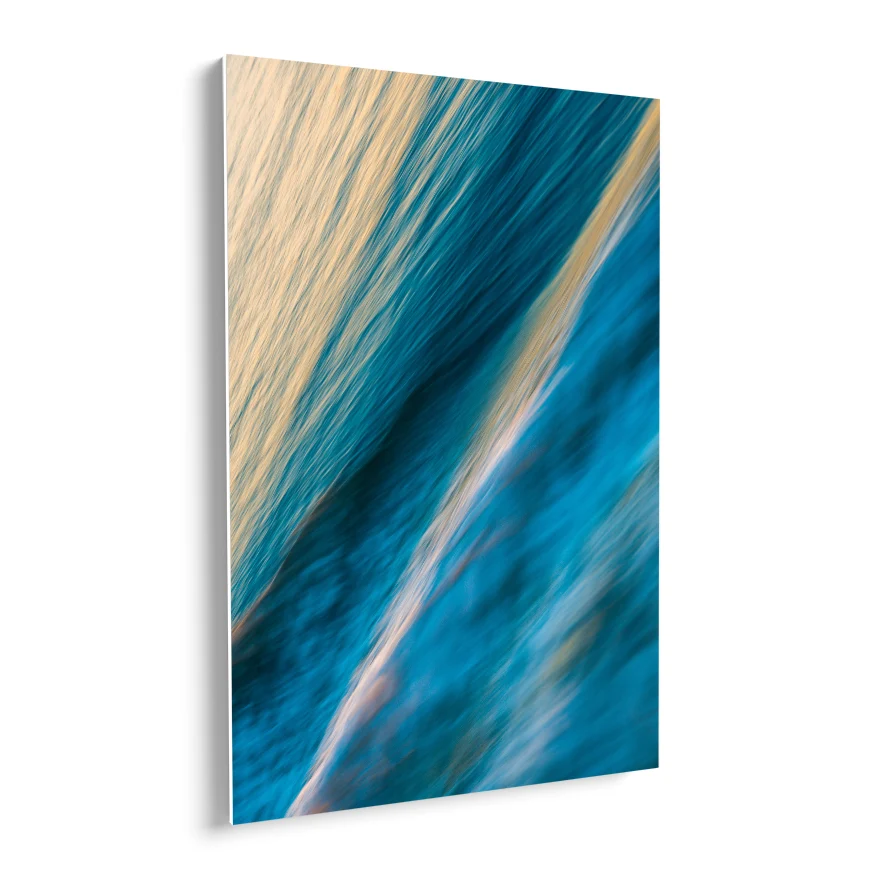 Percepción de Color en Líneas Poster