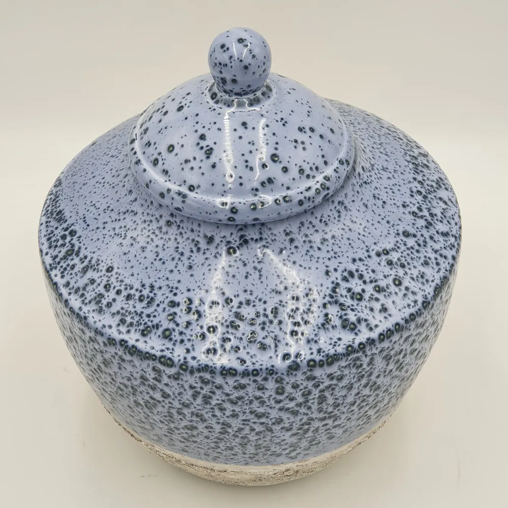 Tibor azul pequeño Petra Decora