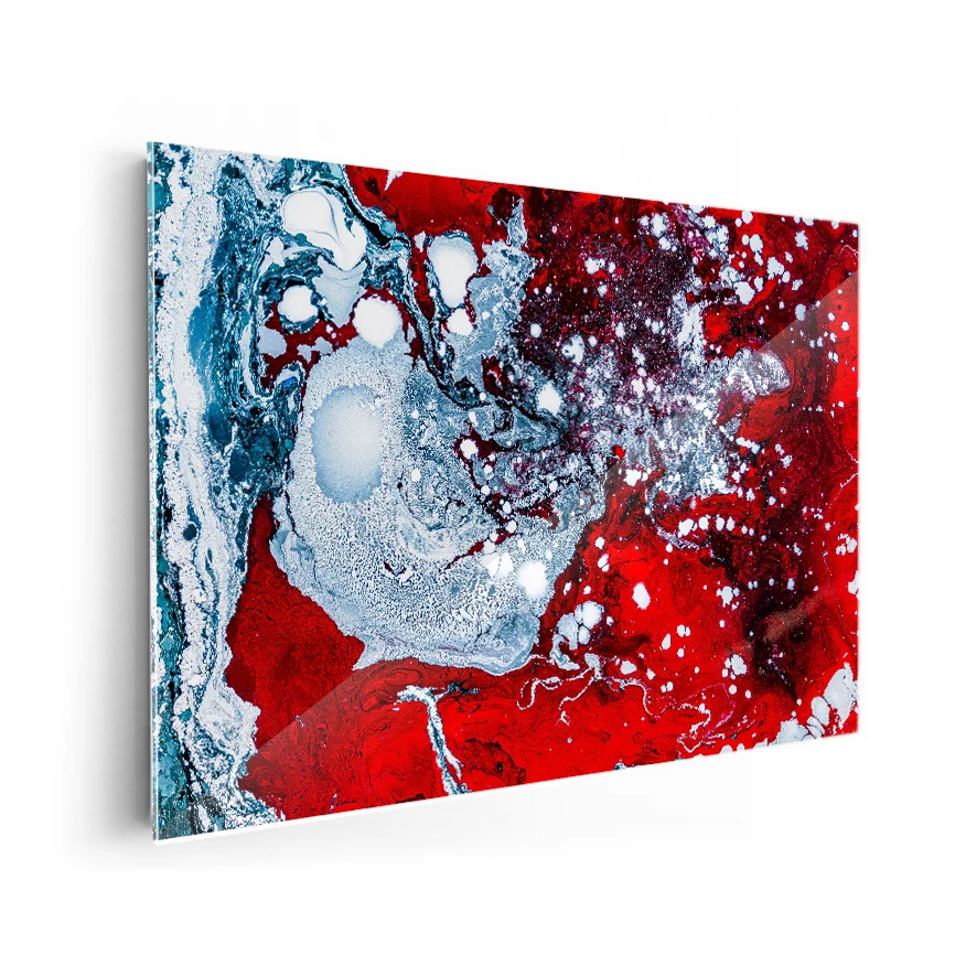 Plata y Rojo Poster