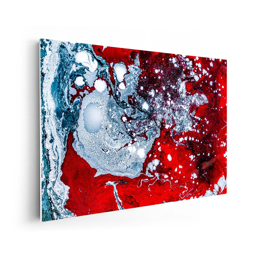 Plata y Rojo Poster