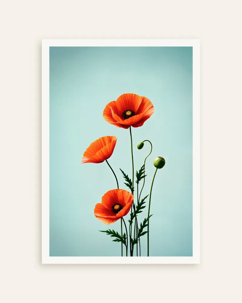 Amapolas 02 - Póster Posterscape Creative Studio